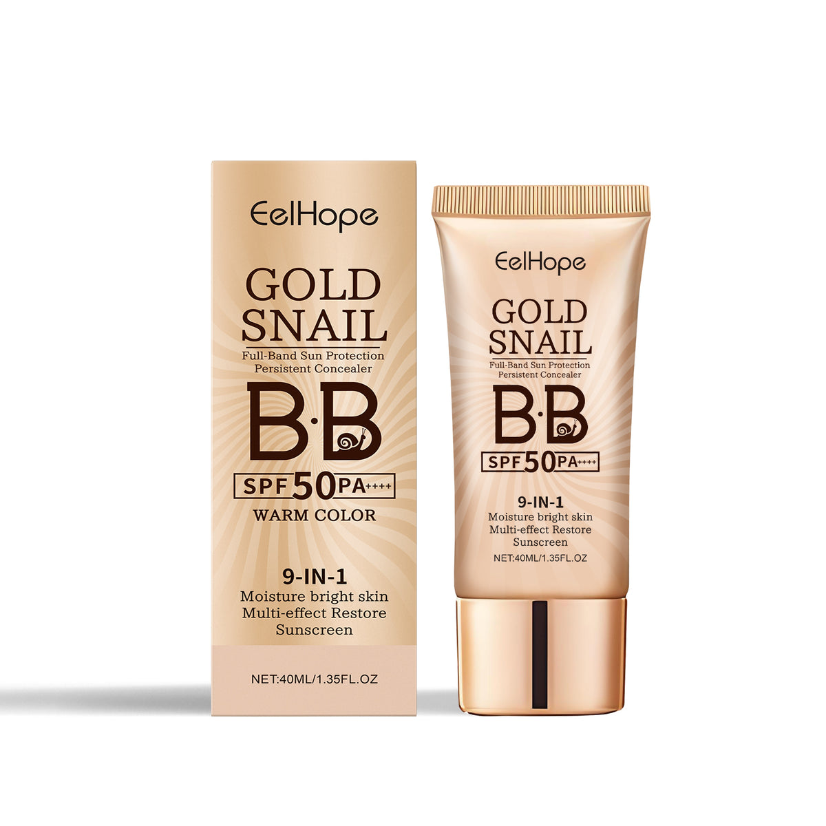 Gold Snail BB Cream SPF 50 Natural Coverage Duo Set