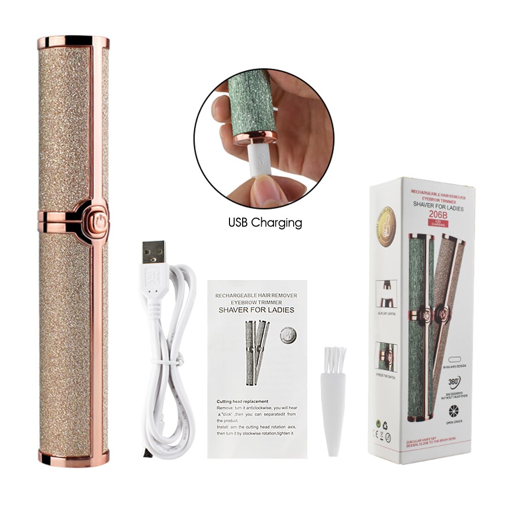 Electric Eyebrow Trimmer for Precise Facial Grooming