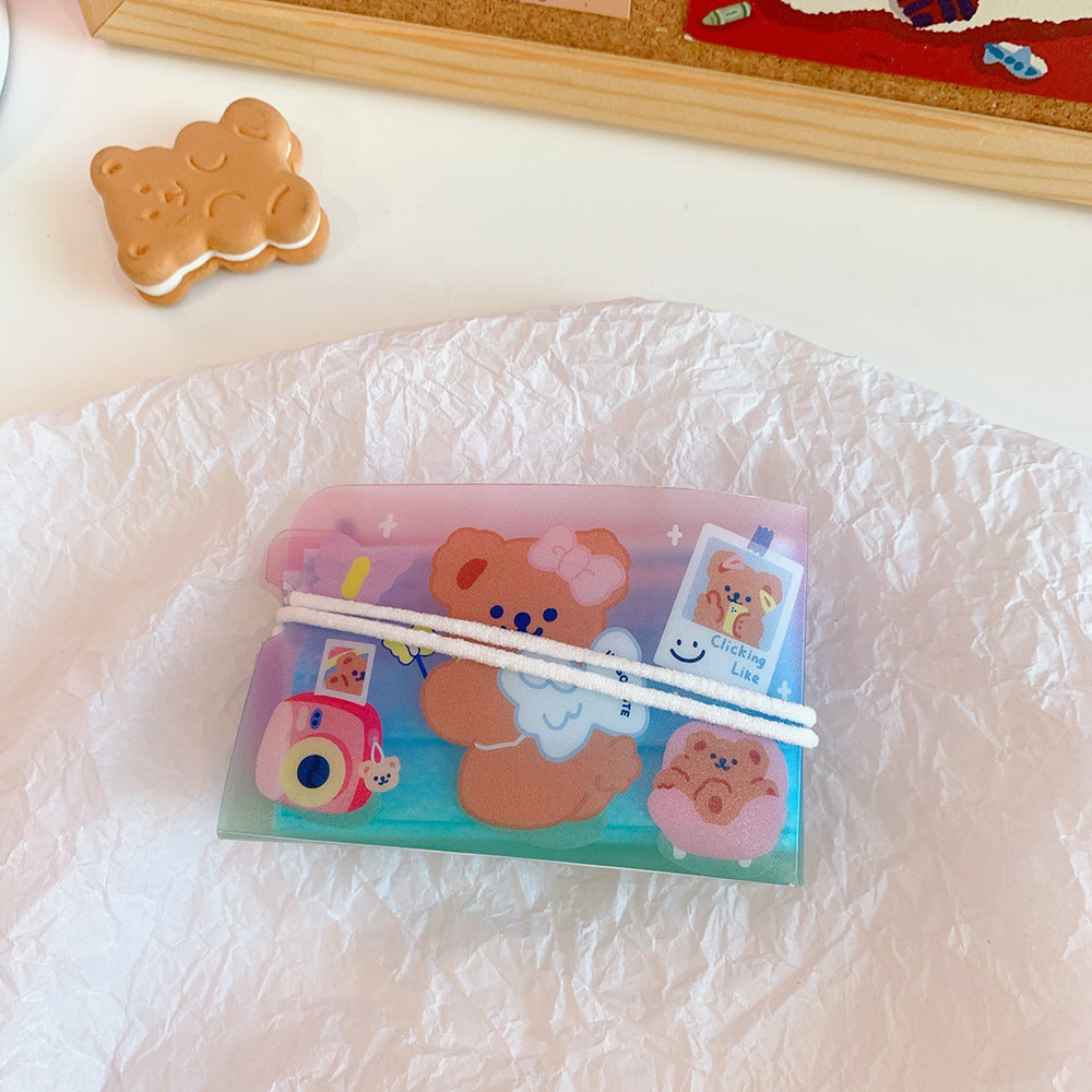 Cute Face Mask Storage Pouch for Students, Dust-Proof