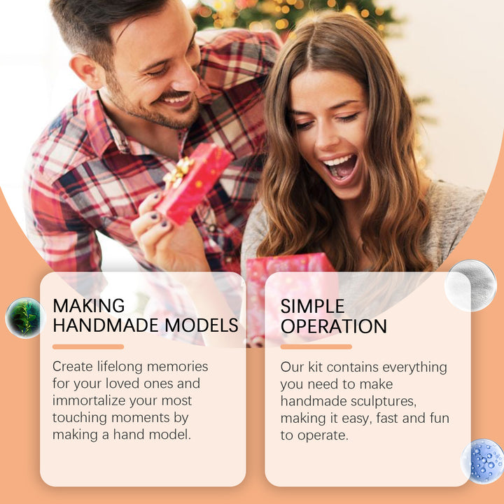 3D Hand Casting Kit for Detailed Lasting Keepsakes
