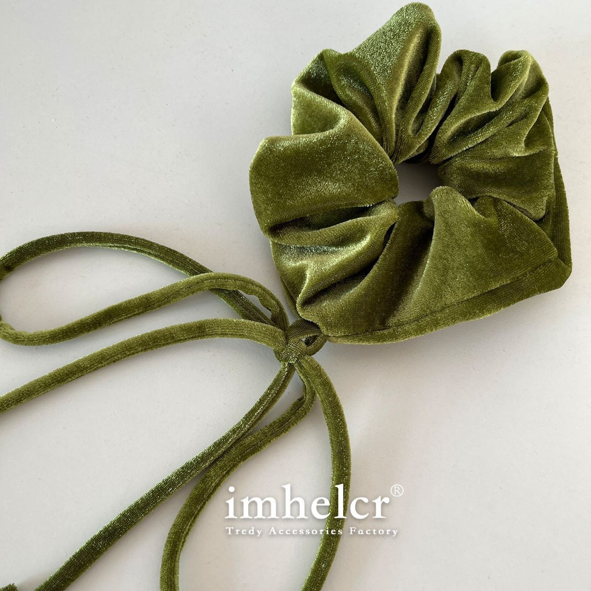 Large Velvet Bow Hair Tie for Vintage Everyday Style