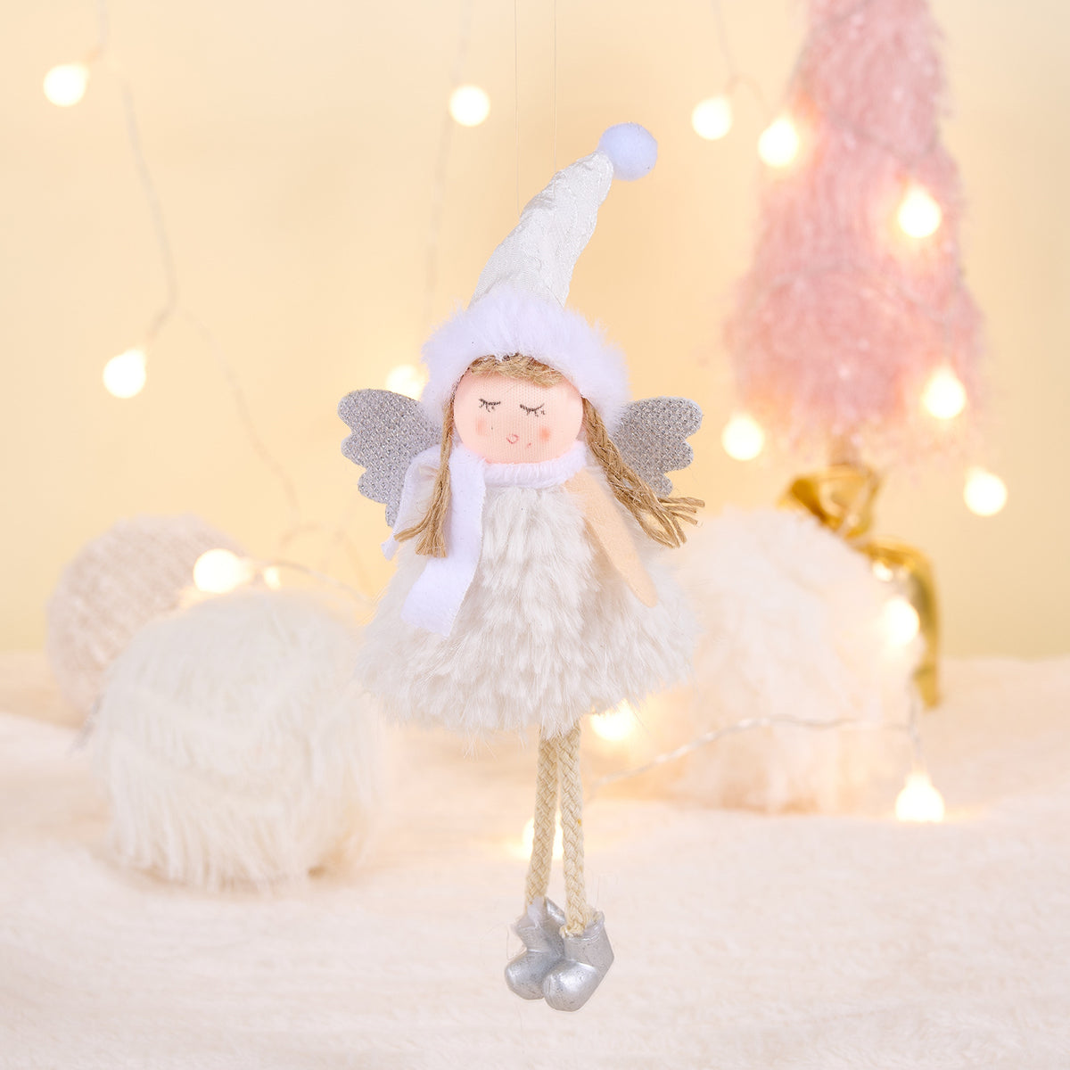 Pink Angel Christmas Ornaments for Magical Tree Decor