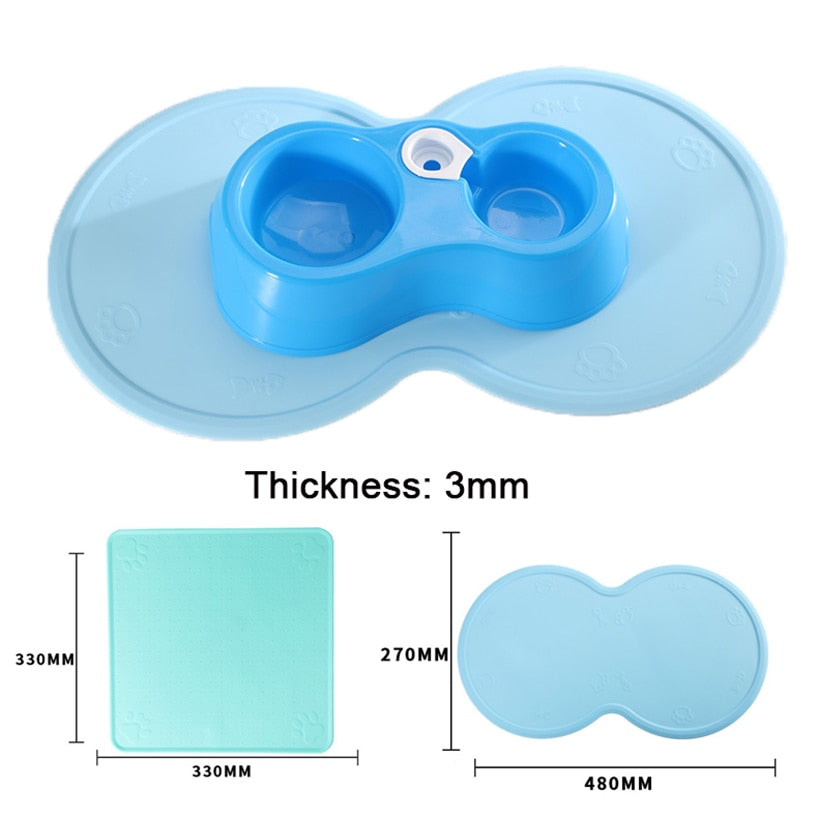 Cloud Silicone Pet Feeding Mat for Dog & Cat Bowls