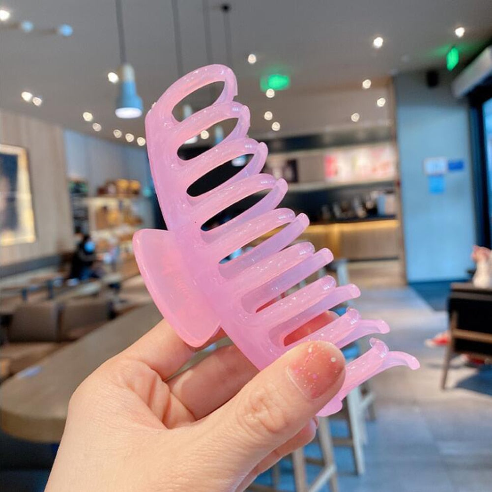 Large Acrylic Hair Claw Clip for Elegant Updos Every Day