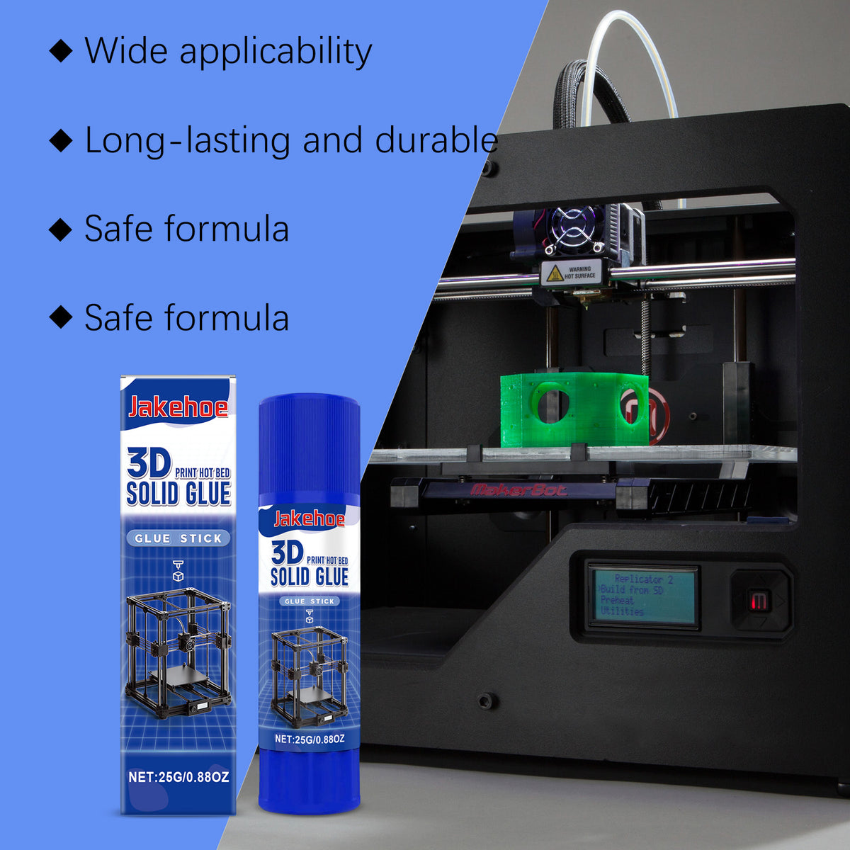 3D Printer Glue Stick — Strong Bed Adhesion, Easy Clean