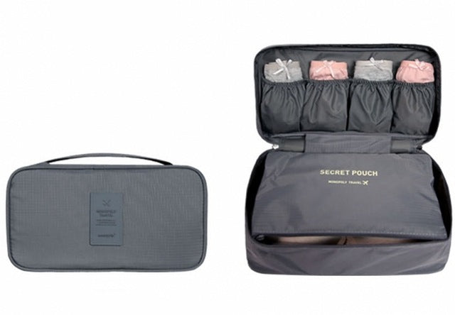Bra and Underwear Travel Organizer for Suitcases