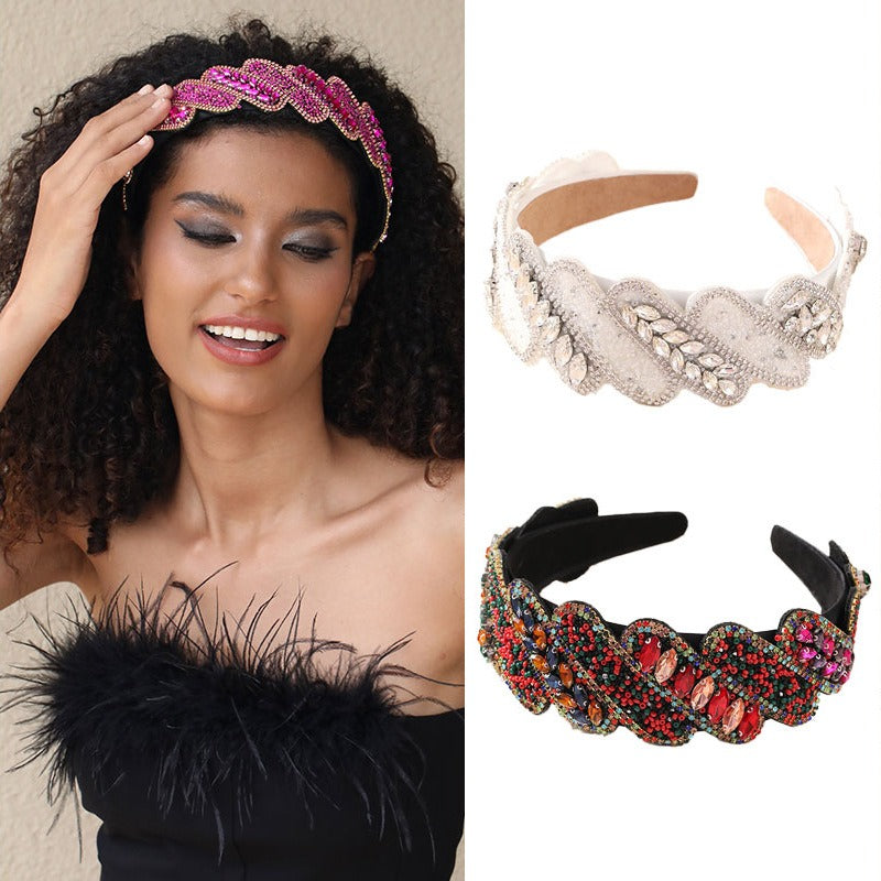 Baroque Statement Headband for Glamorous Occasion Hair