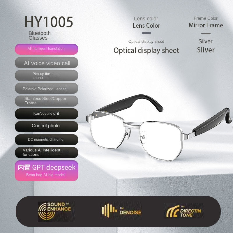Bluetooth Smart Sunglasses: Calls, Music & AI Translation