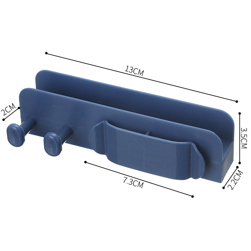 Punch-Free Wall Phone Charging Holder & Cable Organizer