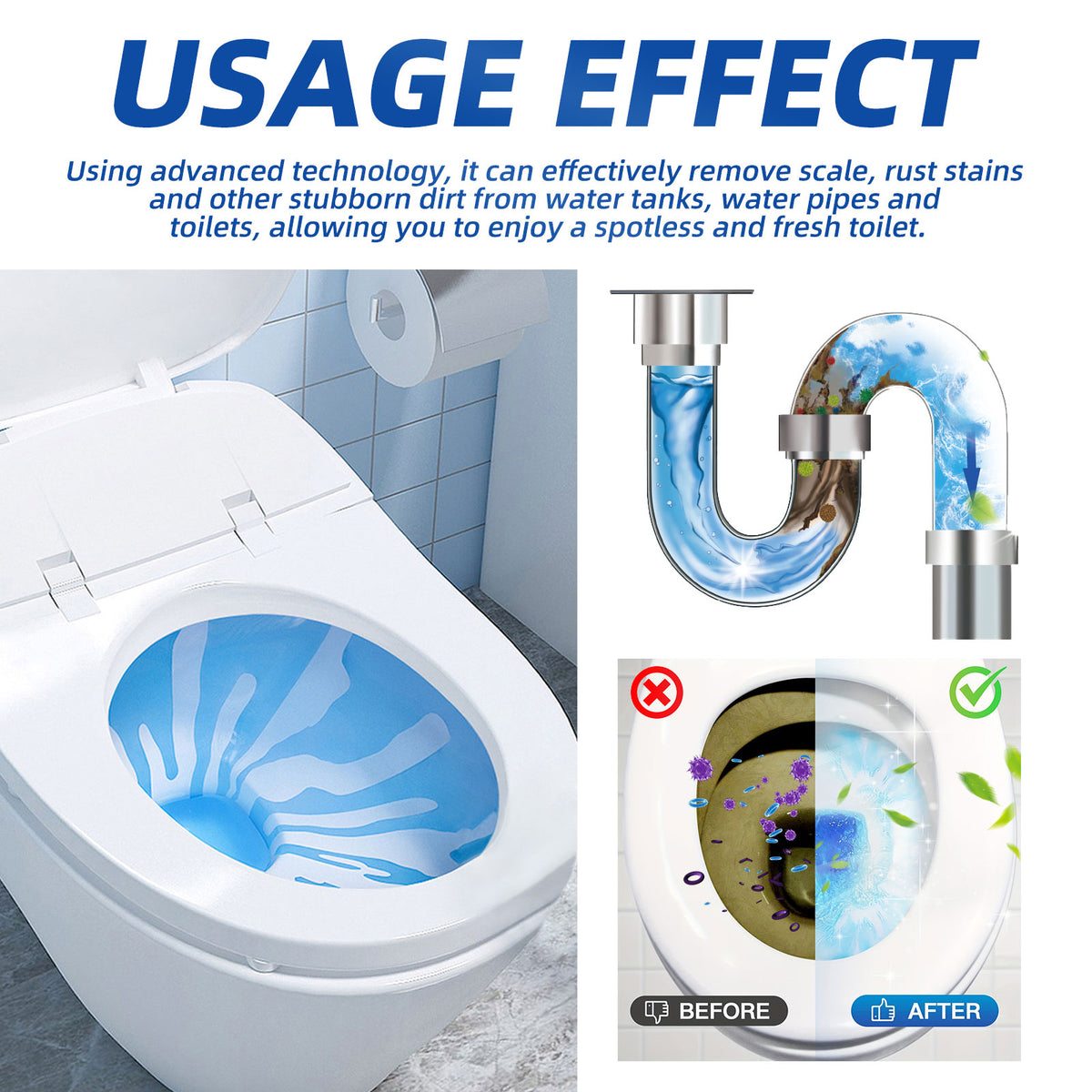 Automatic Toilet Cleaner Blocks for Fresh, Clean Flushes
