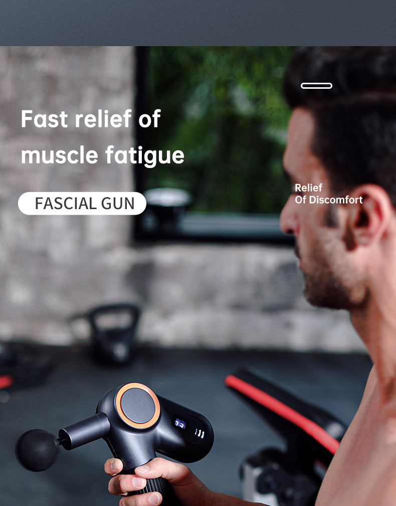 900-Turn Rotary Fascia Gun — Deep Muscle Recovery