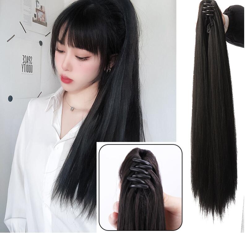 Clip-In Ponytail Wig for Long, Sleek High-Volume Hair