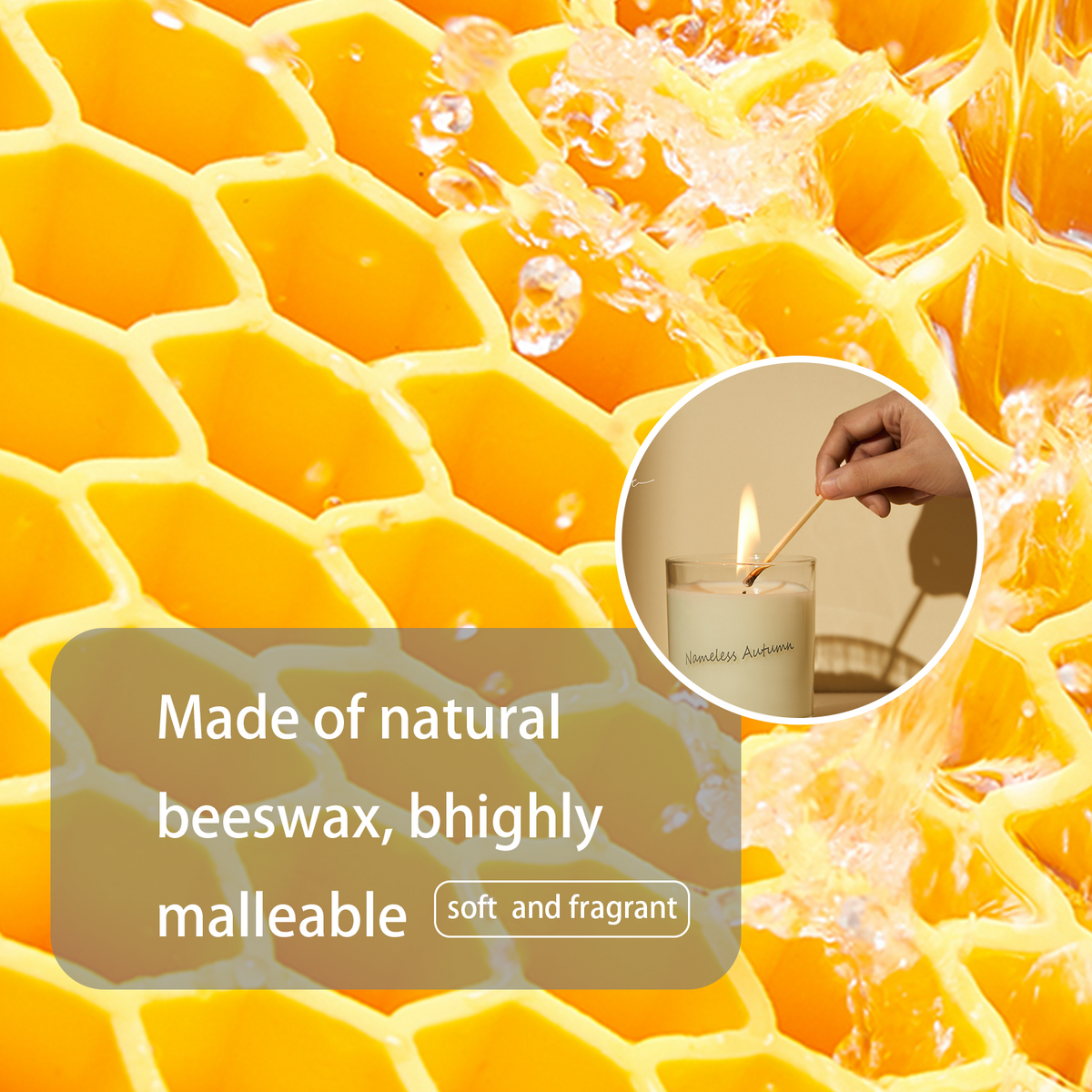 Pure Beeswax Granules for Furniture, Leather & DIY Wax