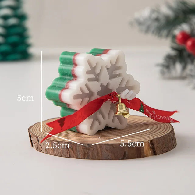 Christmas Snowflake Candle For A Warm Festive Glow
