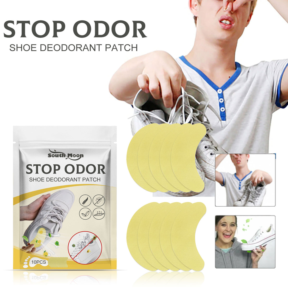 Shoe Deodorant Patches — Stop Foot Odor Naturally