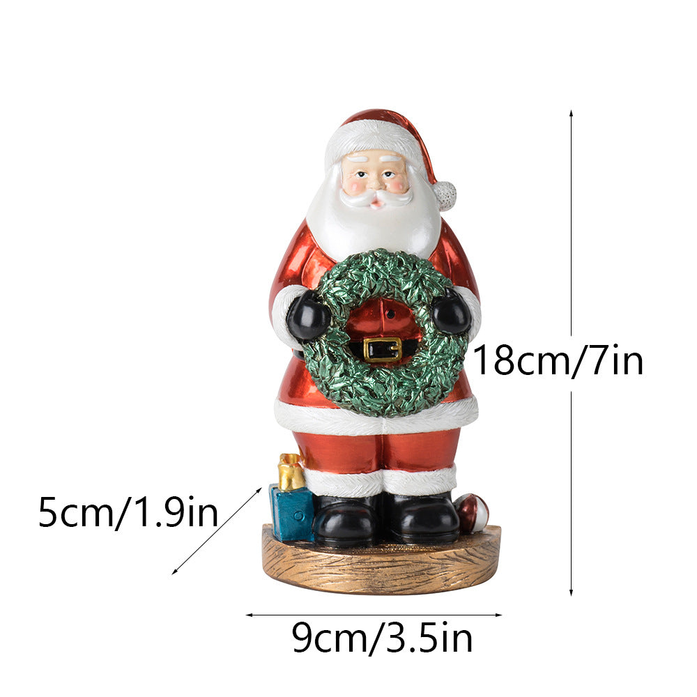 Santa Claus Figurine Christmas Tabletop Home Decor