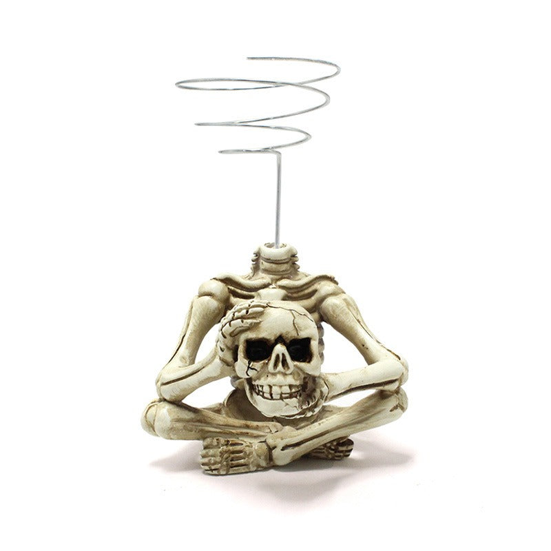 Halloween Skeleton Air Plant Holder, No Soil Needed