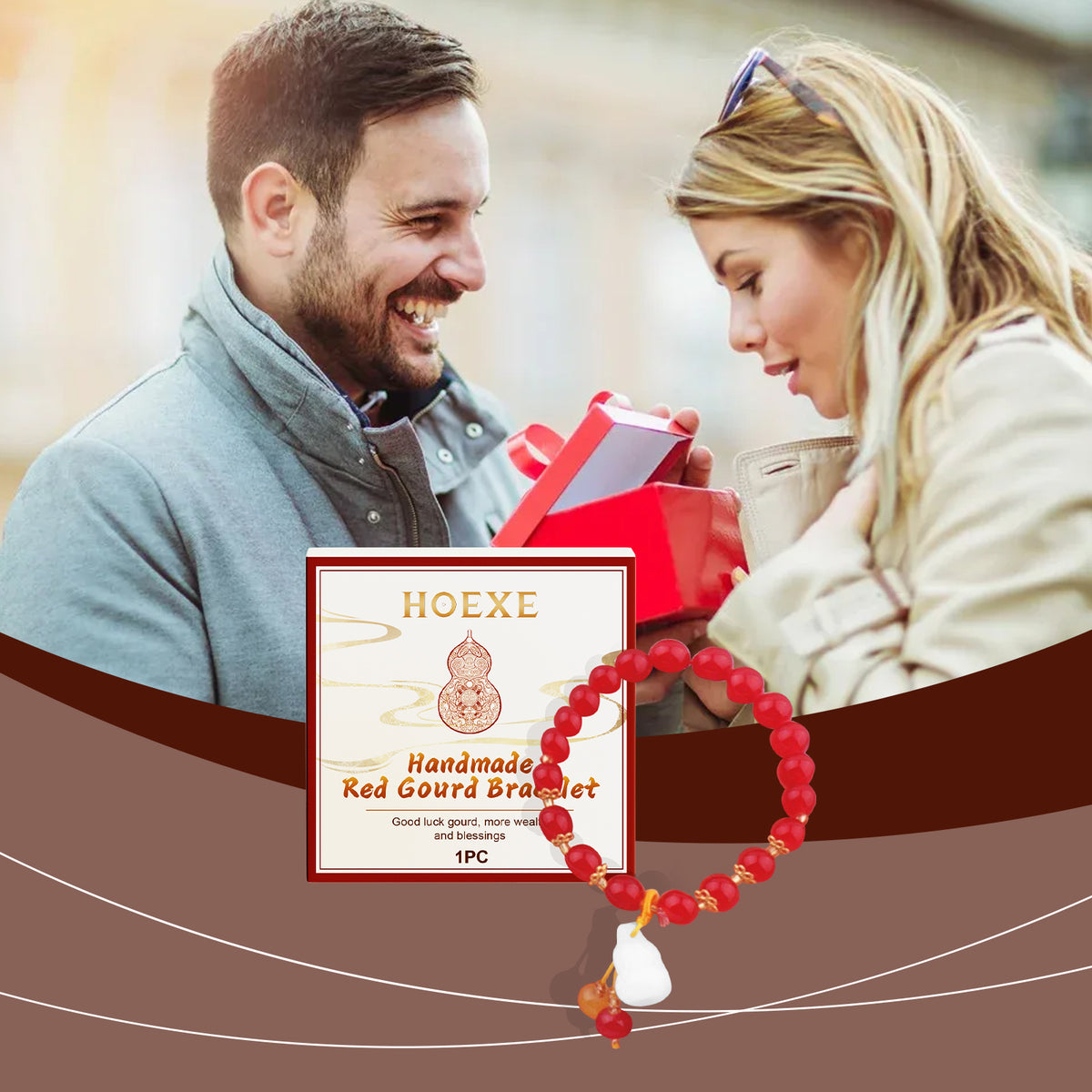 Red Gourd Bracelet for Good Luck & Meaningful Style