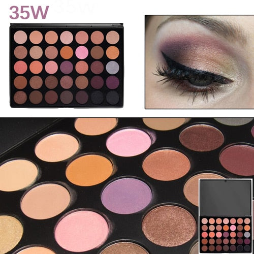 35-Color Warm Eyeshadow Palette for Easy Eye Looks