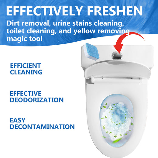 Toilet Effervescent Tablets — Drop-In Stain & Odor Cleaner