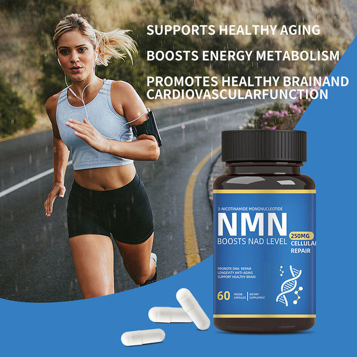 NMN Capsules — Boost NAD+ for Longevity & DNA Repair