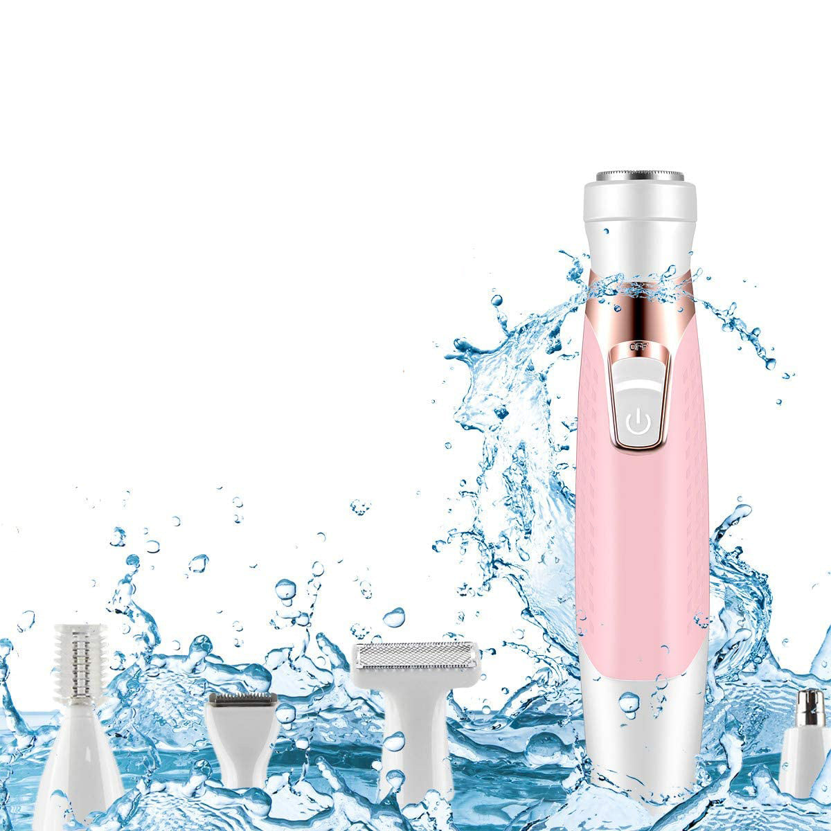 Electric Lady Shaver for Whole-Body Hair Removal and Trim