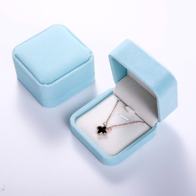Velvet Jewelry Box for Necklaces and Gift Packaging