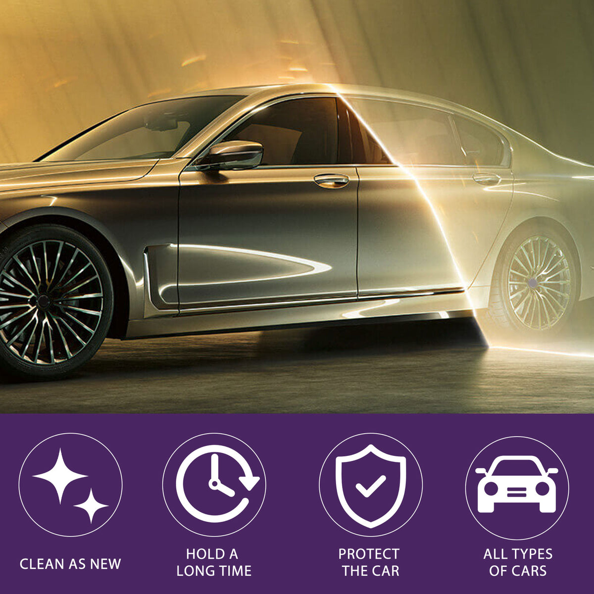 Automotive Coating Spray for Clean, Glossy Surfaces