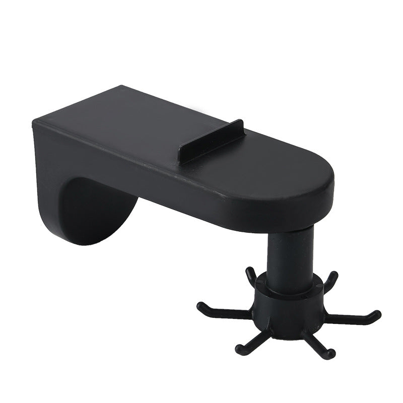 Punch-Free Rotating Kitchen Utensil Rack for Walls