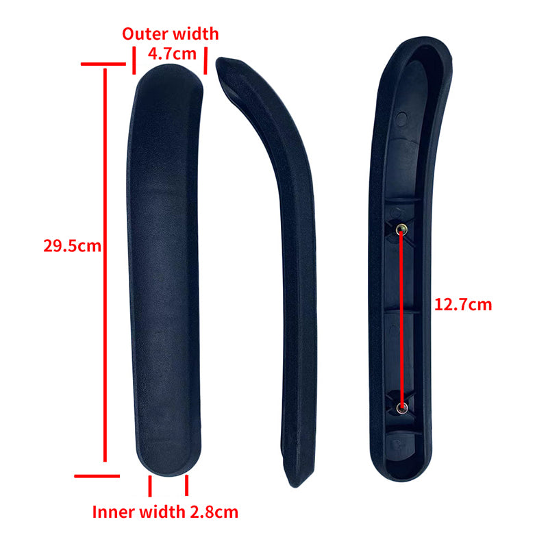 Replacement Office Chair Armrest Covers, Non-Slip Plastic
