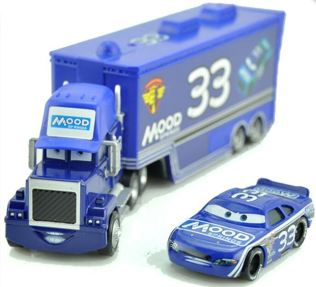Disney Pixar Cars Toy Set: Compact Racing Playtime