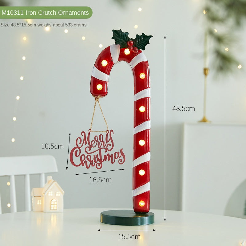 LED Candy Cane Decoration for Festive Holiday Displays