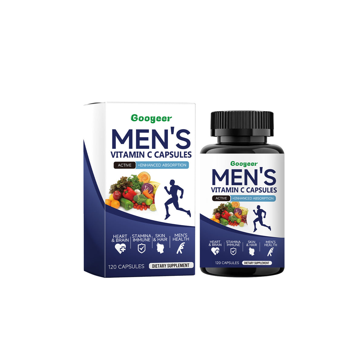 Men's Multivitamin with Enhanced Absorption — 120 Capsules