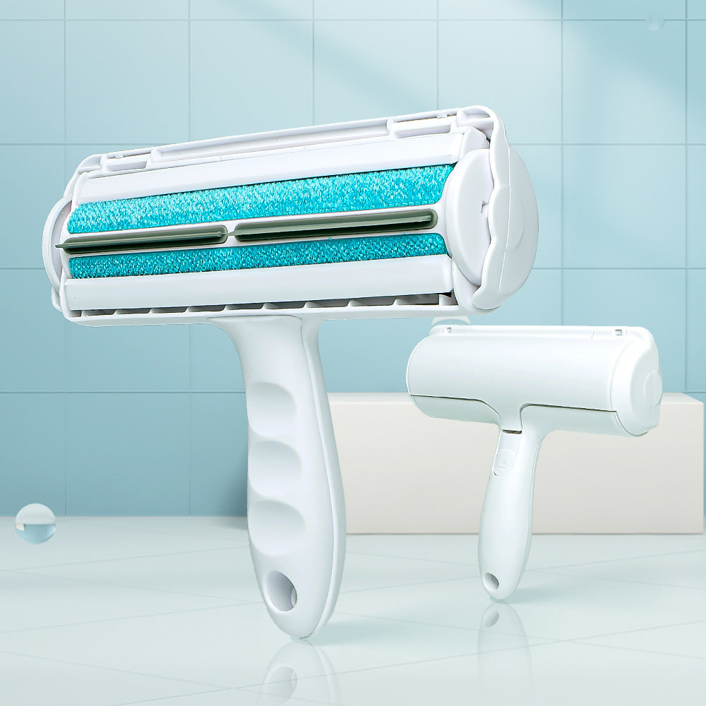 Self-Cleaning Pet Hair Remover Brush for Fur-Free Fabrics