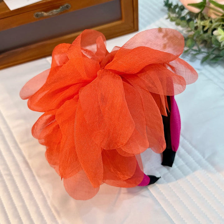Oversized Flower Headband for Instant Outfit Drama