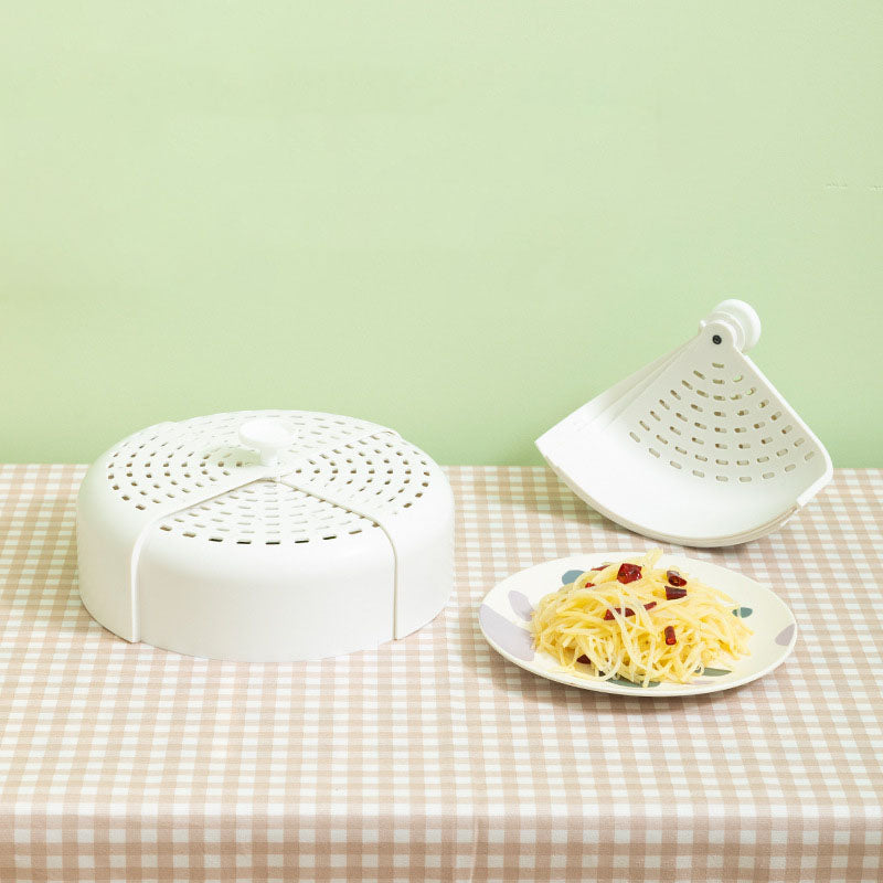 Vented Folding Food Cover That Keeps Flies Off Dishes