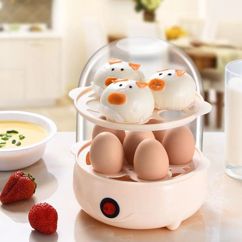 Egg Cooker Small Steamer for Breakfast Eggs and Custard