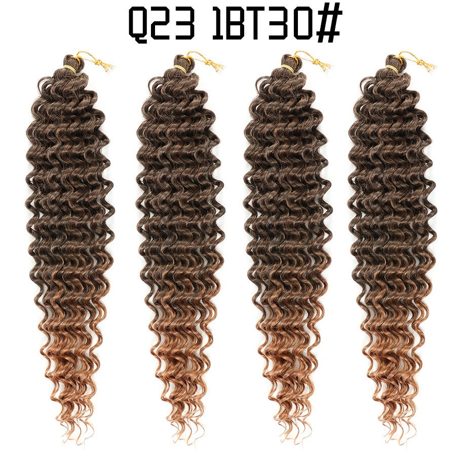 Deep Wave Crochet Hair Extensions For Fuller Volume