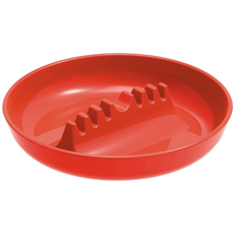 Round Melamine Ashtray with Unbreakable Porcelain Look