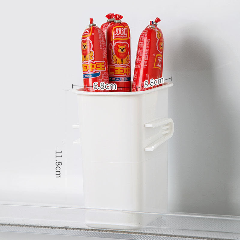 Fridge Door Storage Bins for Organized Kitchen Shelves