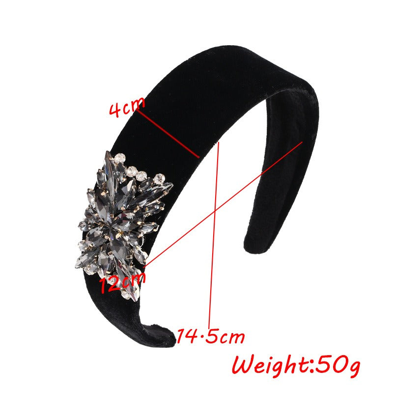Wide Rhinestone Headband for Instant Everyday Glamour