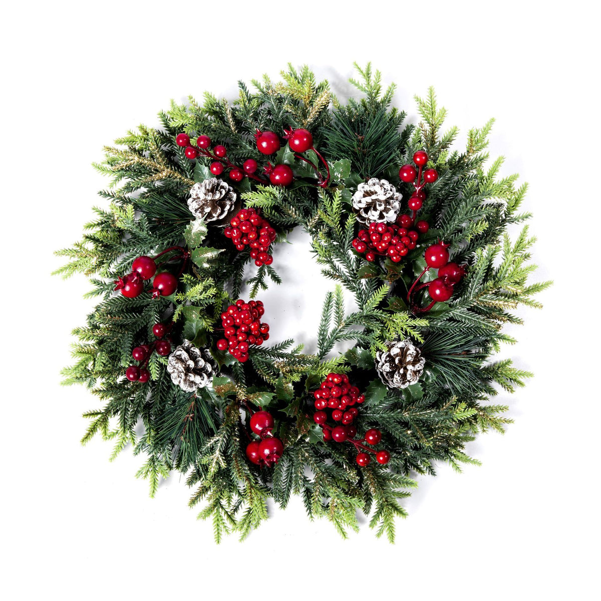 Christmas Wreath With Berries for Festive Door Decor
