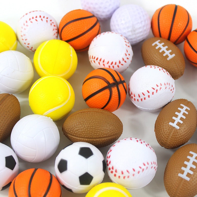 Soft Foam Sports Balls for Indoor Play & Squeezing