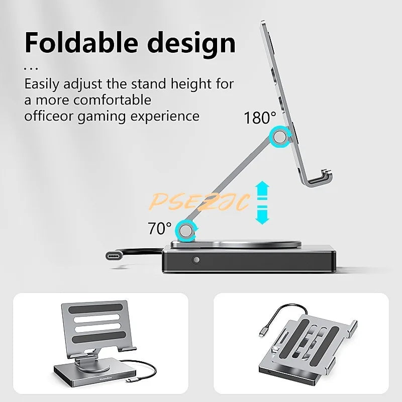 USB-C Docking Station: 4K60Hz HDMI, Ethernet, 100W PD