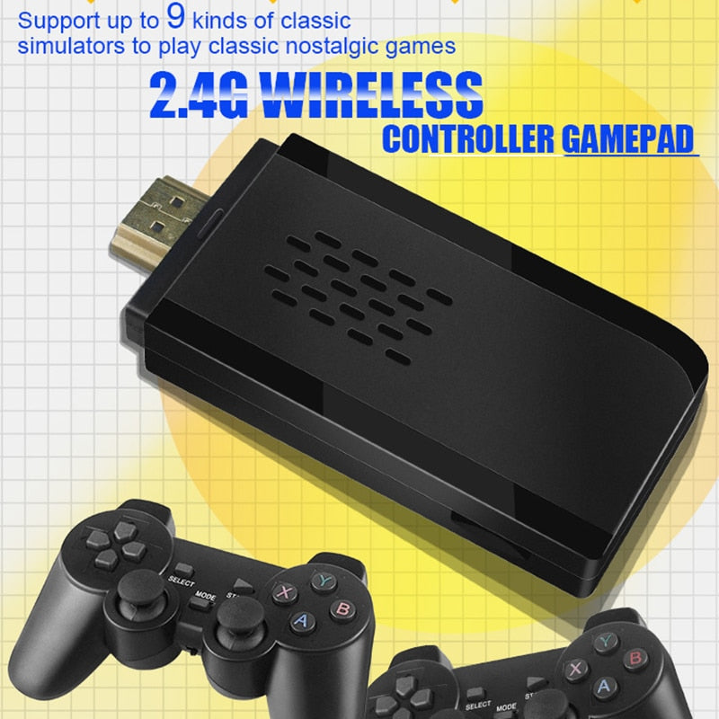 Retro Game Console Stick With 10,000+ Classic Games
