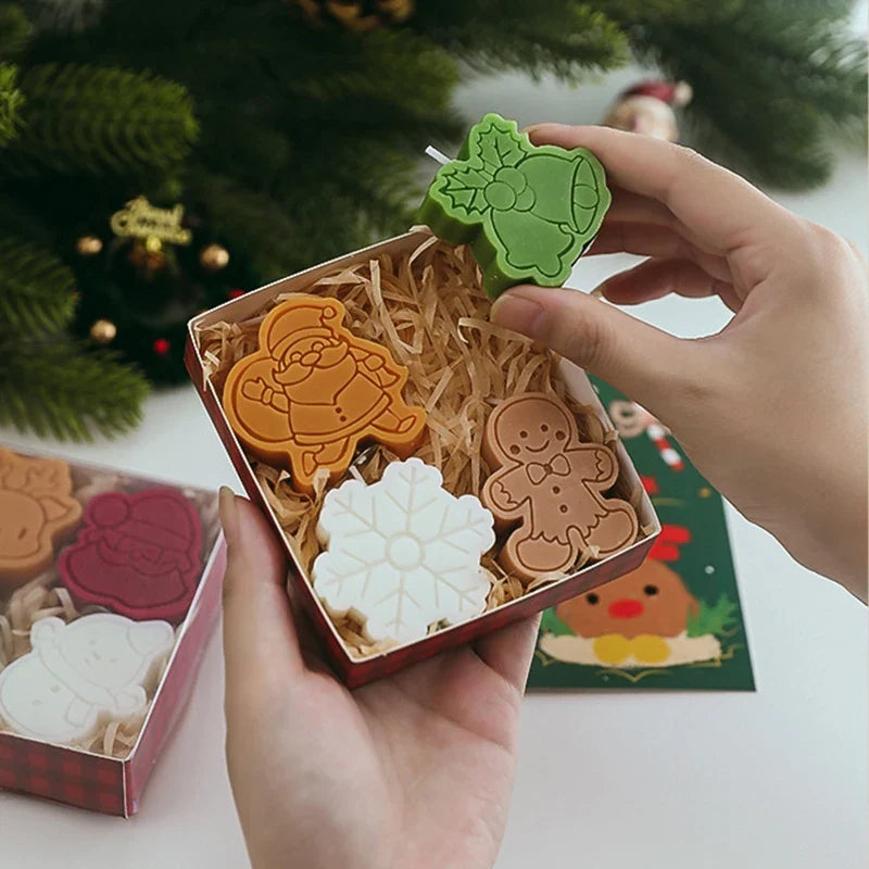 Christmas Candle Set for Festive Holiday Home Decor