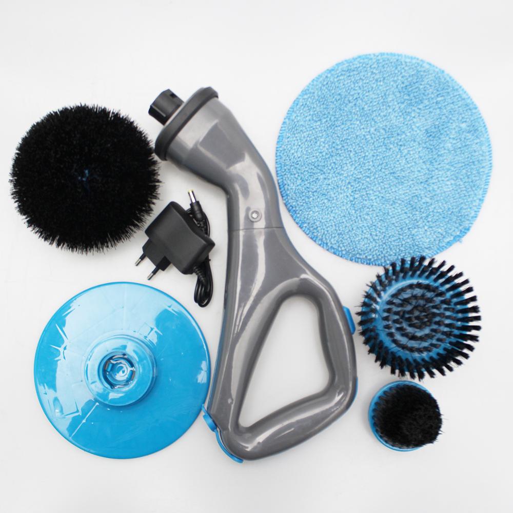 Cordless Electric Scrub Brush Set for Bathroom Tiles