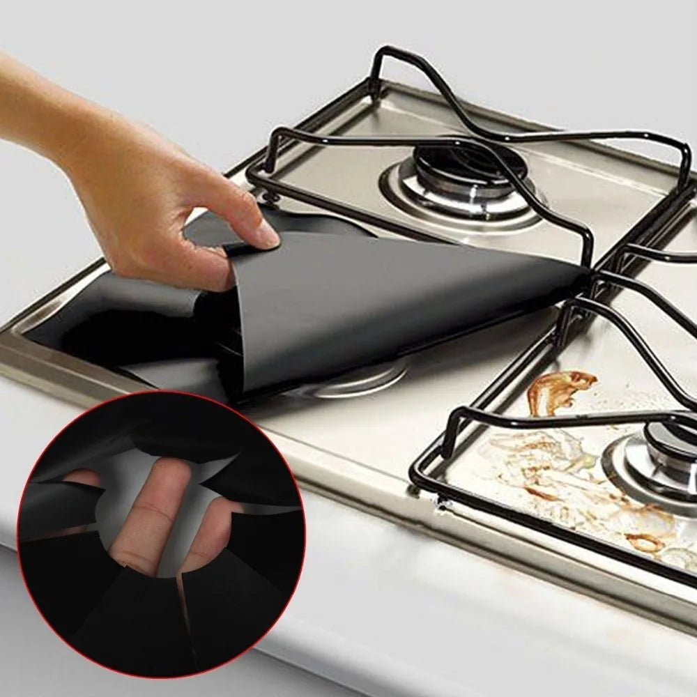 Reusable Gas Stove Burner Covers That Wipe Clean Fast
