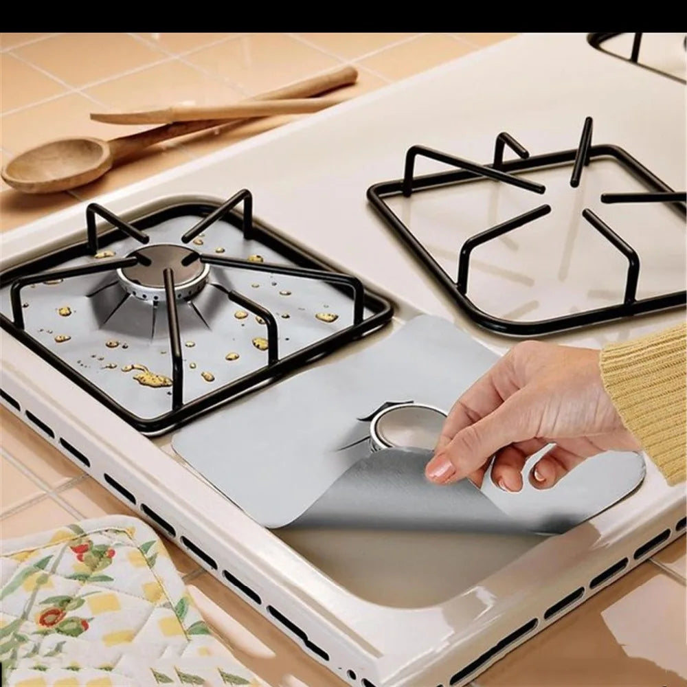 Reusable Gas Stove Burner Covers That Wipe Clean Fast