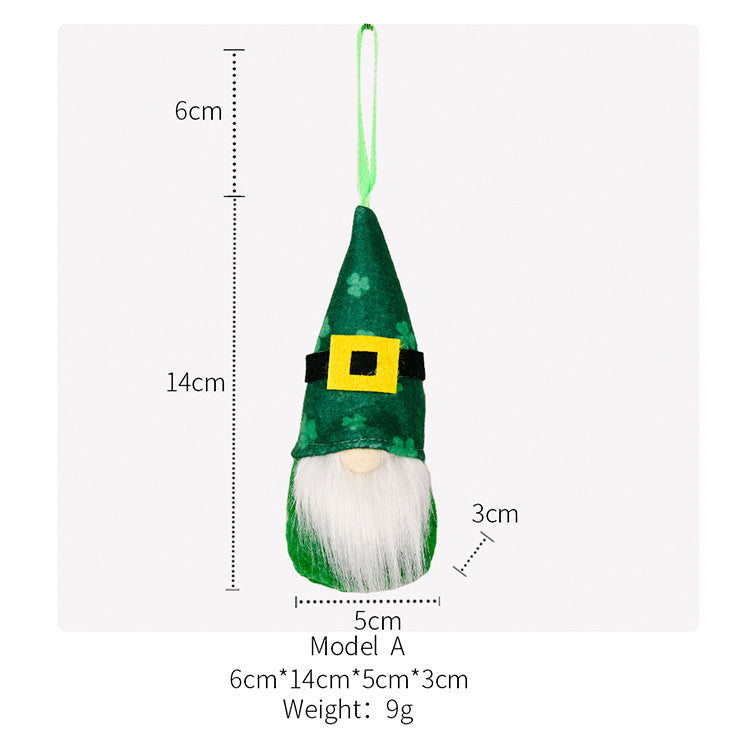 St. Patrick's Day Gnome Ornaments Set of Four Decor